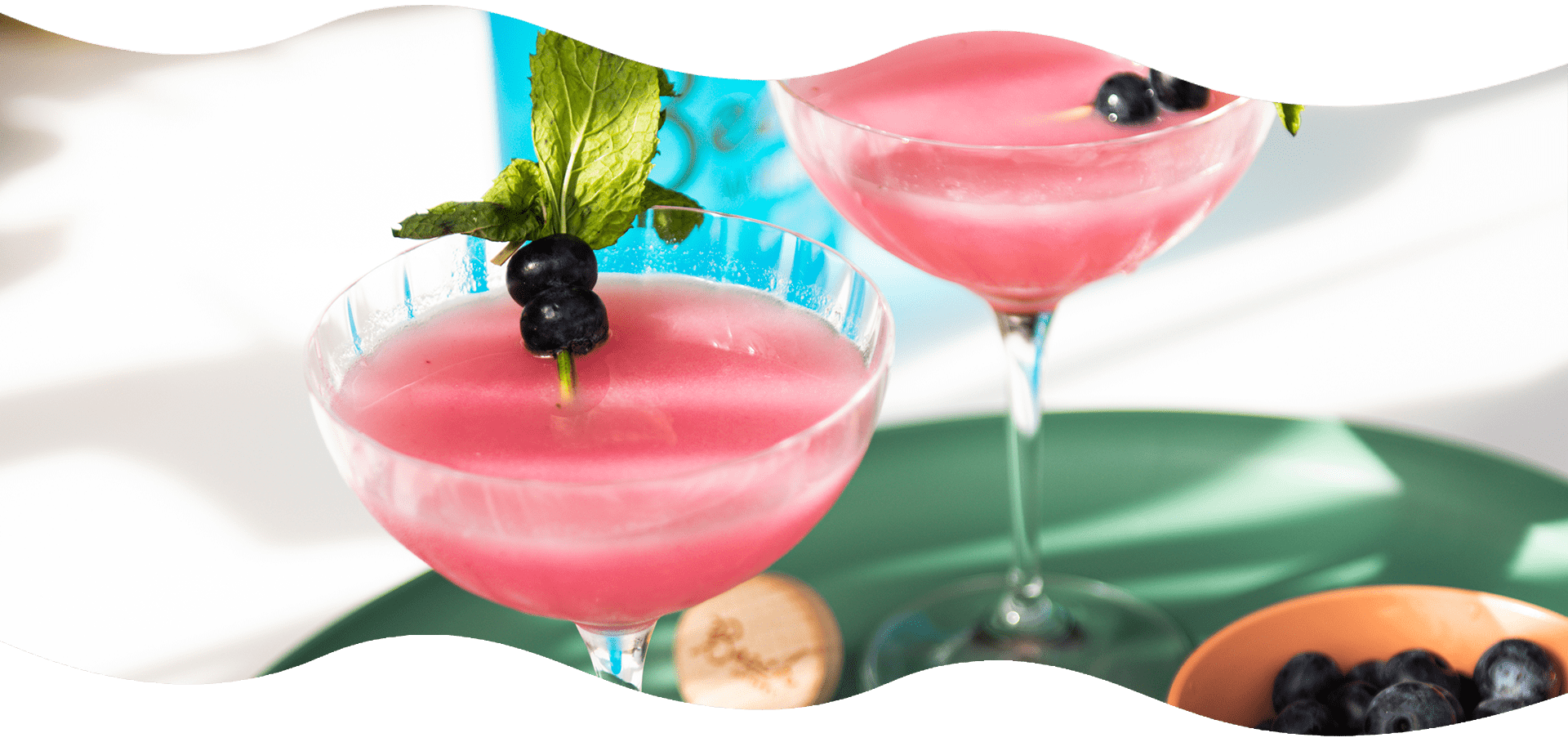 Beach Whiskey Pink Cocktails